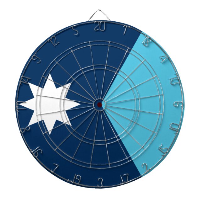 Dartboard with Flag of Minnesota, USA Darttavla (Framsidan)
