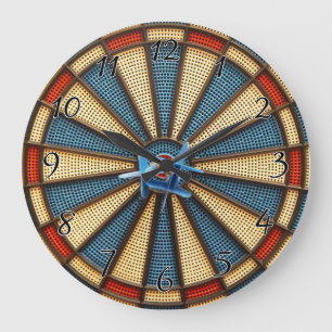 DartboardBullseye Stor Klocka