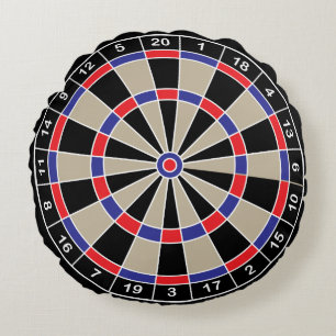Dartboardkast dämpar rund kudde