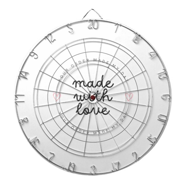 Dartbord tillverkat med Kärlek Premium Dartboard Darttavla (Framsidan)