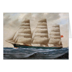 Dartford Sailing frakt 1910 Hälsningskort