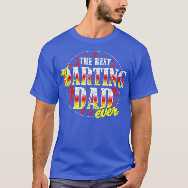Darting and Farting Pappa Funny Farts Dart Pappa T Shirt (Framsida)