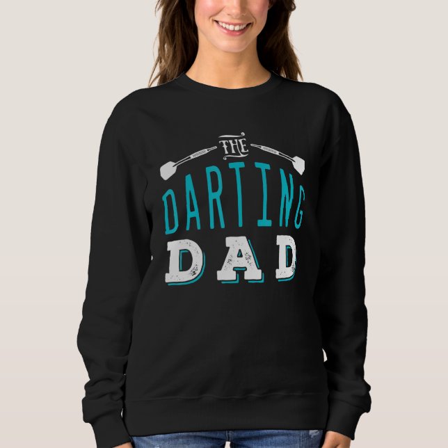 Darting Pappa for Dart Player Manar T Shirt (Framsida)