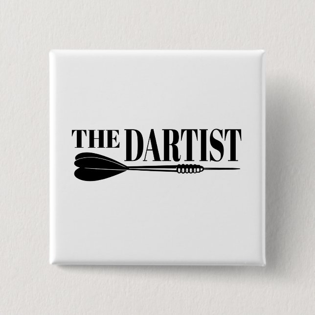 Dartist Dart Artist of the Dartboard Knapp (Framsida)
