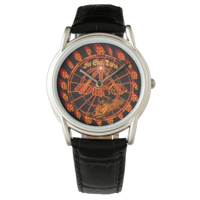 Dartkunst Dartarmbanduhr für Herren - Top Design Armbandsur (Framsida)