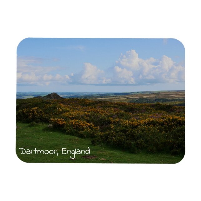Dartmoor England Magnet (Horisontell)