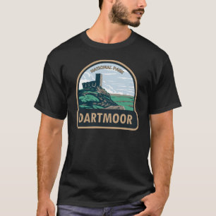 Dartmoor National Park Castle Ruins England T Shirt