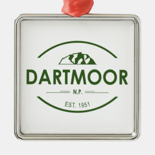 Dartmoor National Park Julgransprydnad Metall