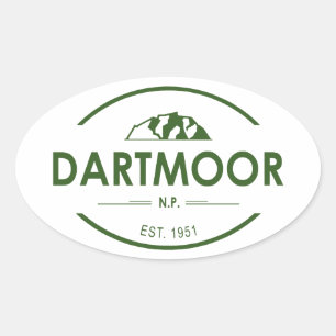 Dartmoor National Park Ovalt Klistermärke