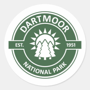 Dartmoor National Park Runt Klistermärke