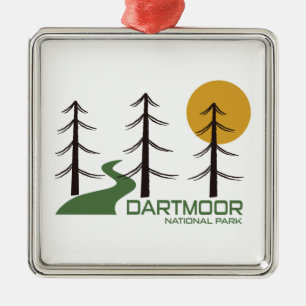 Dartmoor National Park Trail Julgransprydnad Metall