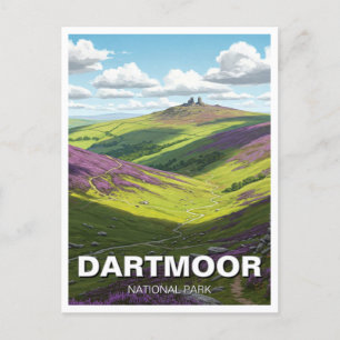 Dartmoor National Park Travel Vykort
