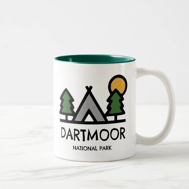 Dartmoor National Park Två-Tonad Mugg (Höger)