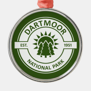 Dartmoors nationalpark julgransprydnad metall