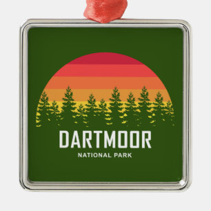Dartmoors nationalpark julgransprydnad metall