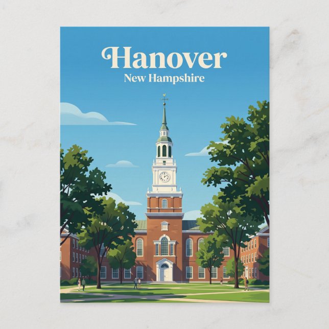 Dartmouth College USA Vykort (Framsida)