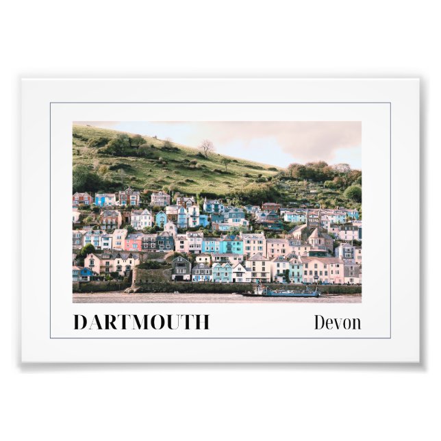 Dartmouth, Devon Fototryck (Framsidan)