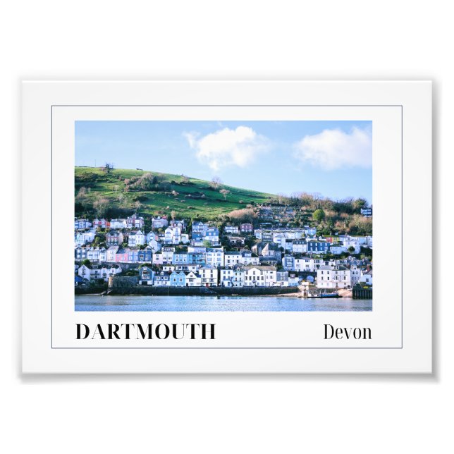 Dartmouth, Devon Fototryck (Framsidan)