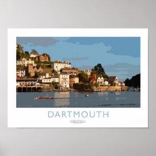Dartmouth järnväg affisch
