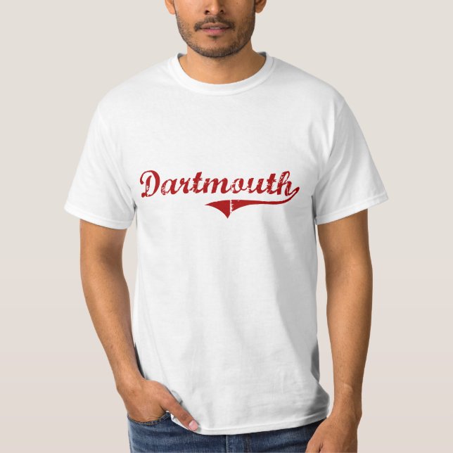 Dartmouth Massachusetts klassikerdesign Tee Shirt (Framsida)
