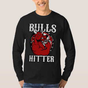 Dartpilar Bull Mittträff Hittare Stark 180 Mästare T Shirt