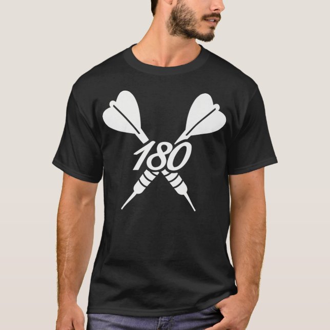 Darts 180 Premium T Shirt (Framsida)