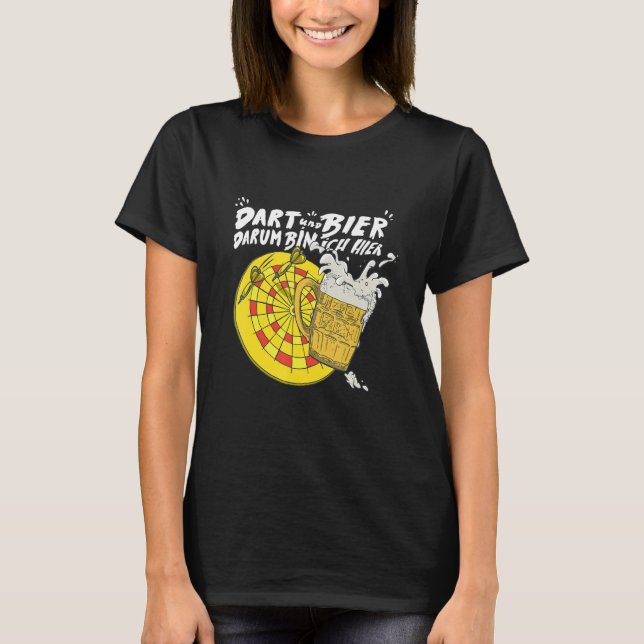 Darts and beer t shirt (Framsida)