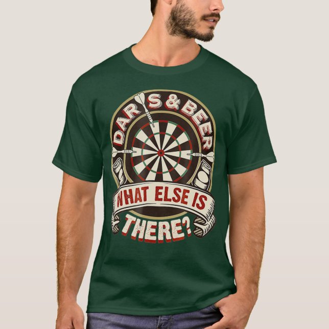 Darts and Beer What other is Pub Games T Shirt (Framsida)