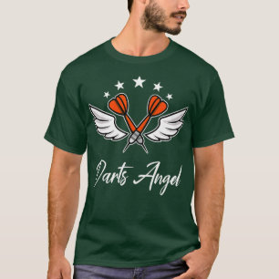 Darts Angel - 180 Bullseye Best Darts Player T Shirt