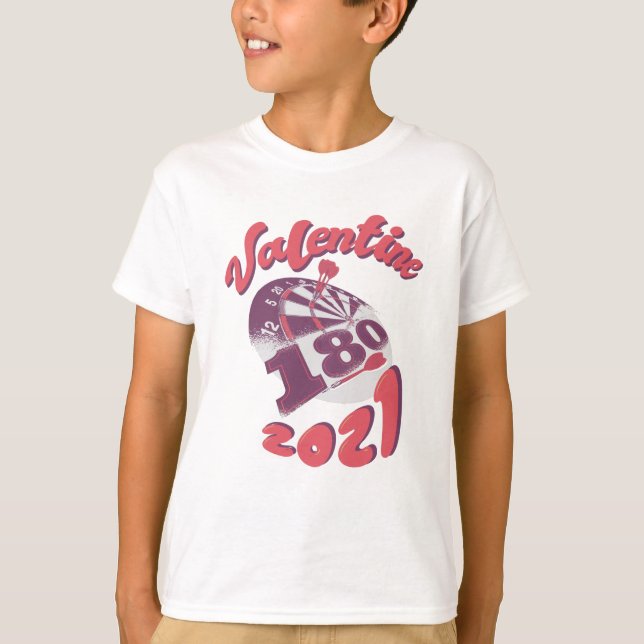 Darts är min Valentine 2021 T Shirt (Framsida)