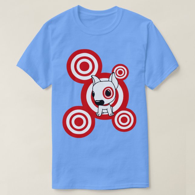 Darts Bullseye Hund Team Member TShirt T Shirt (Design framsida)