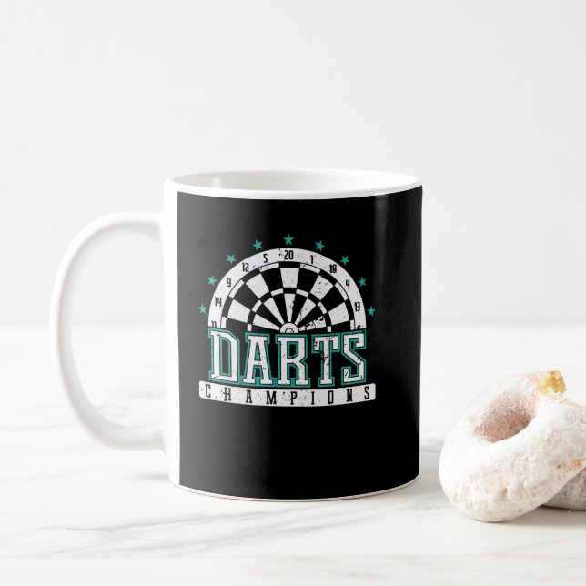 Darts Champion Kaffemugg (Med munk)