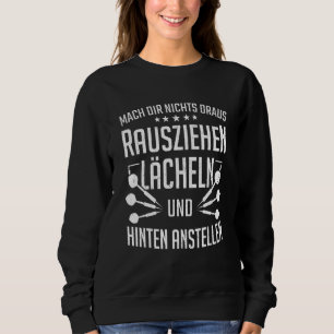 Darts Dart Player Dart drar ut sträckan längst bak T Shirt