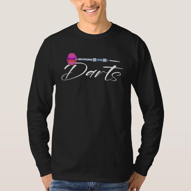 Darts Dart Player Dart Sport Dart T Shirt (Framsida)