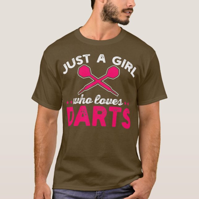 Darts Dart Player Gift T Shirt (Framsida)