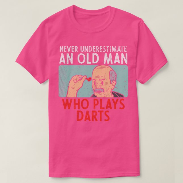 Darts Dart Player Ord 2 T Shirt (Design framsida)