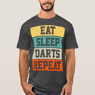 Darts Dart Player Retro Funny Gift T Shirt