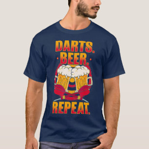 Darts Dart-Throwing Bullseye Dartist Dartboard T Shirt