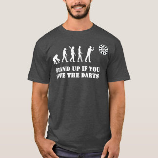 Darts Evolution Funny Darts Gift T Shirt
