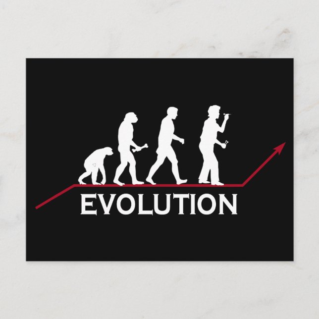 Darts Evolution Vykort (Framsida)