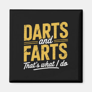 Darts Farts Funny Dart Ord Sarcasm Dart Manar Wo Magnet