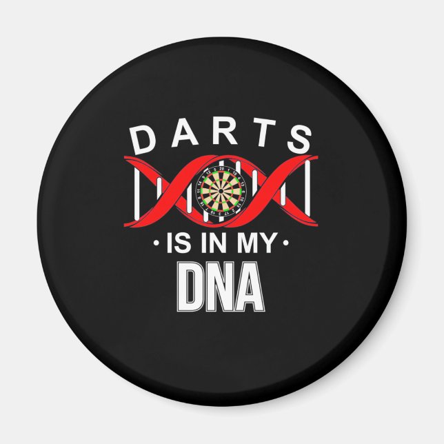 Darts finns i mitt DNA Magnet (Framsidan)