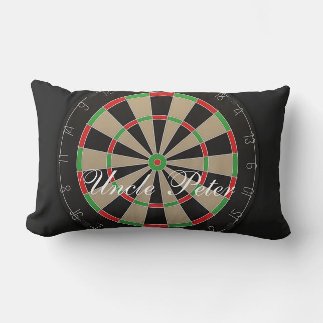 Darts Fläkt 🎯 😍 Dartboard Lumbarkudde (Framsida)