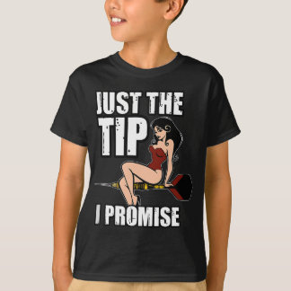 Darts Funny Jag lovar Sexy Pinup Girl T Shirt