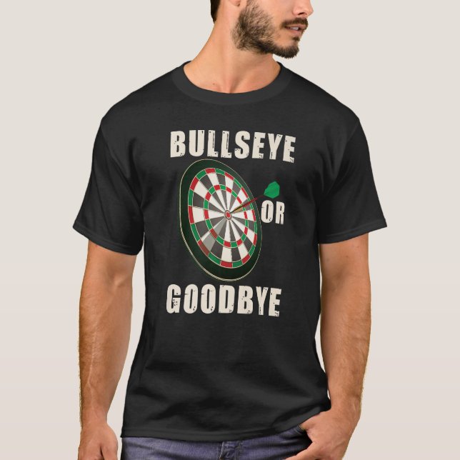 Darts Humor T Shirt (Framsida)