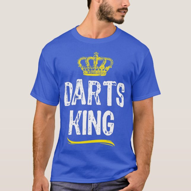 Darts Kung Manar Boys Player Funny Coola Gift T Shirt (Framsida)
