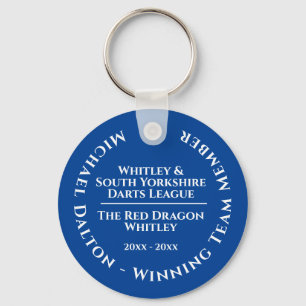 Darts League Trophy Nyckelring