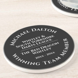 Darts League Trophy Sandstone Underlägg