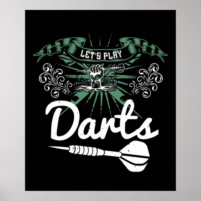 Darts - Let's Play Darts Poster (Framsidan)