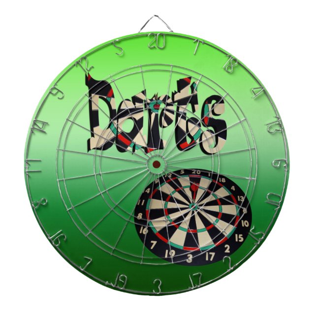 Darts Logotyp och Dartboard. Darttavla (Framsidan)